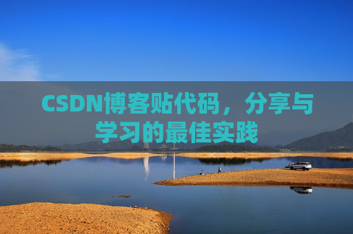 CSDN博客贴代码，分享与学习的最佳实践